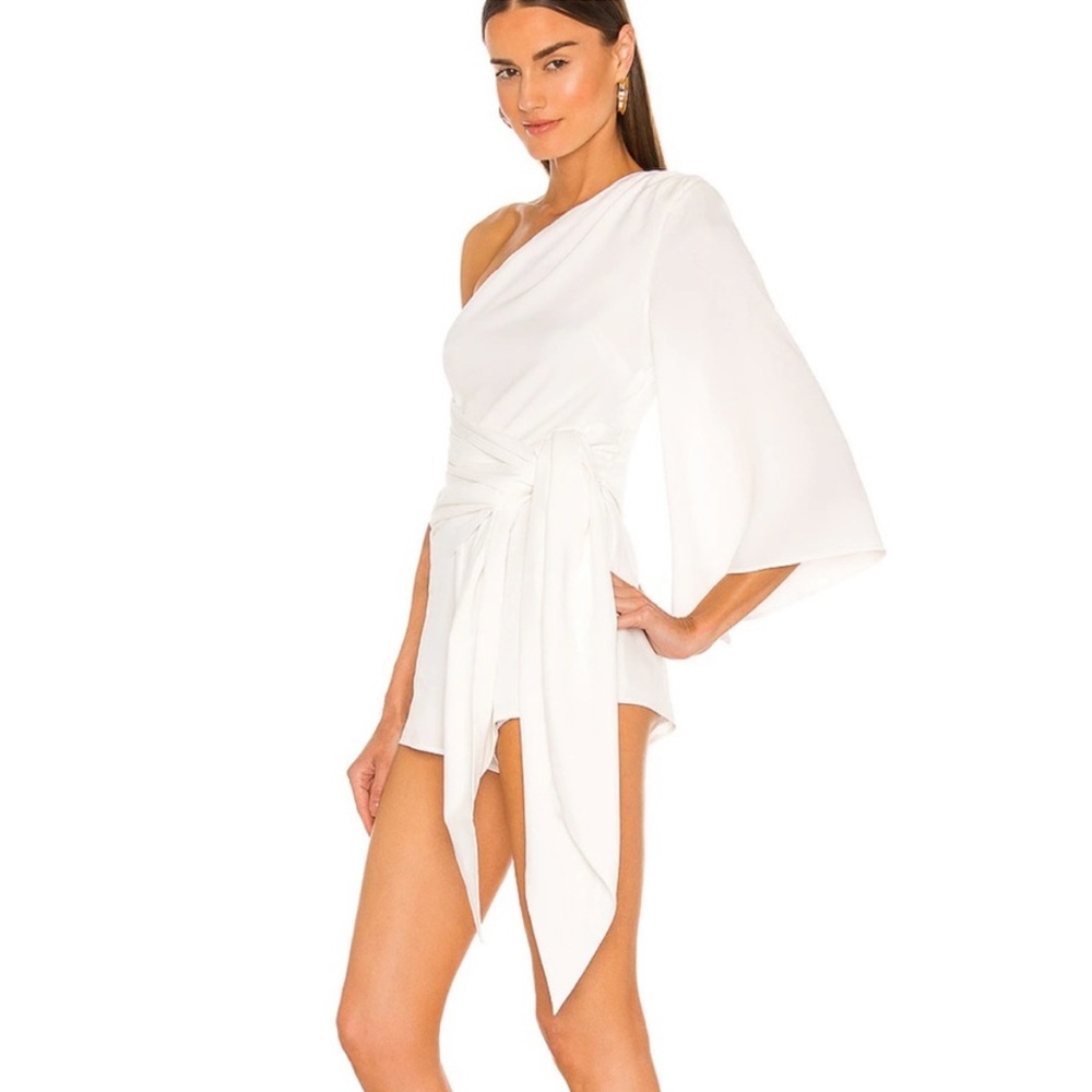 Revolve Michael Costello Liesel White Romper size small - Picture 3 of 7